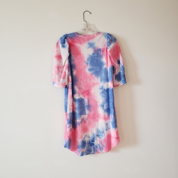 Yakira Bella Blue Pink Tie Dye Dress XS - Picture 2 of 7